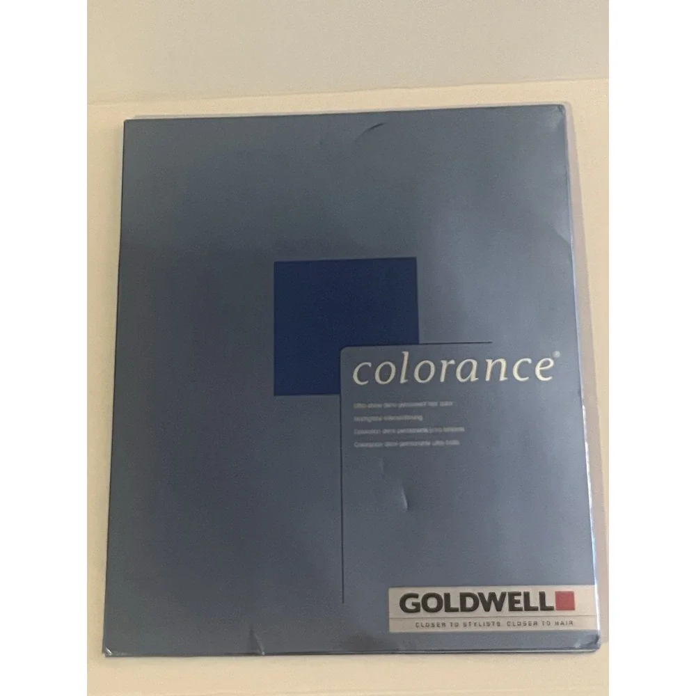 Goldwell Colorance Hair Color Swatch Book Shade Chart Professional Salon Blue